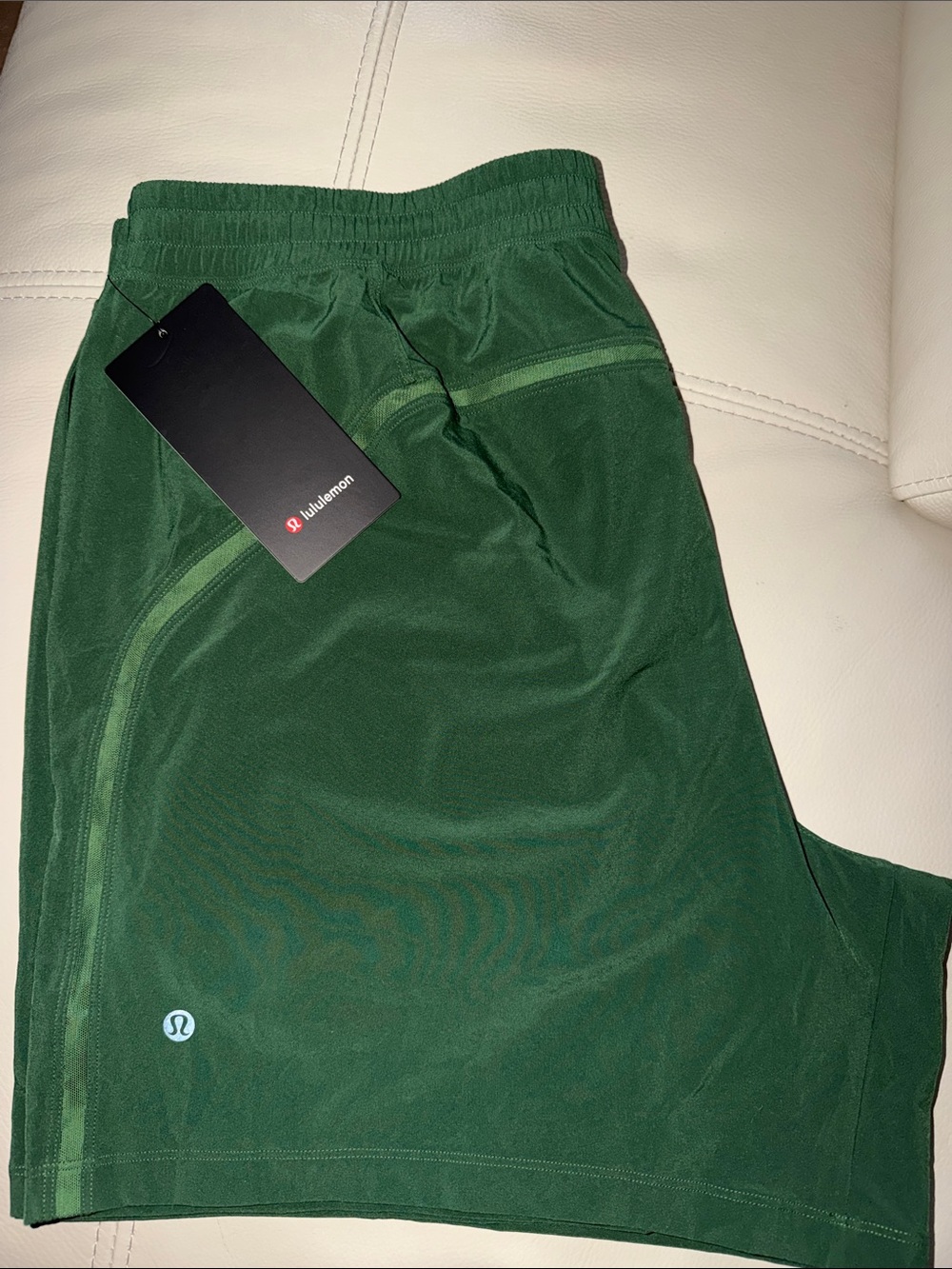 lululemon athletica Men's Forest Green Athletic Shorts